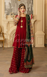 chiffon A-line suit Canada