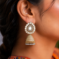 white jhumka earrings Canada
Pakistani white earrings
mirror work jhumka jewelry
ethnic gold earrings women