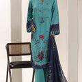Sadabahar Blue Printed Lawn Stitched 3 Piece Suit – Summer Collection