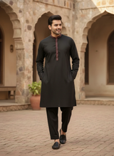 Men’s Black Traditional Dress