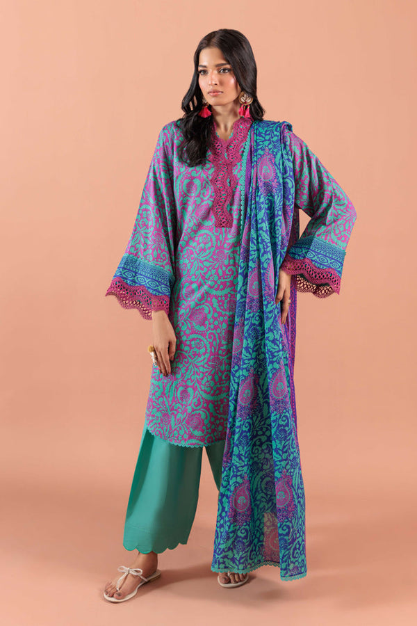 Dahlia - 3 Pc Unstitched Material by Bonanza Satrangi