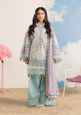 Peacock - 3 Pc Unstitched Material by Bonanza Satrangi