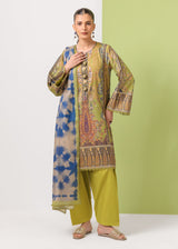 Boteh - 3 Pc Unstitched Material by Bonanza Satrangi