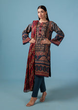 Eclipse - 3 Pc Unstitched Material by Bonanza Satrangi