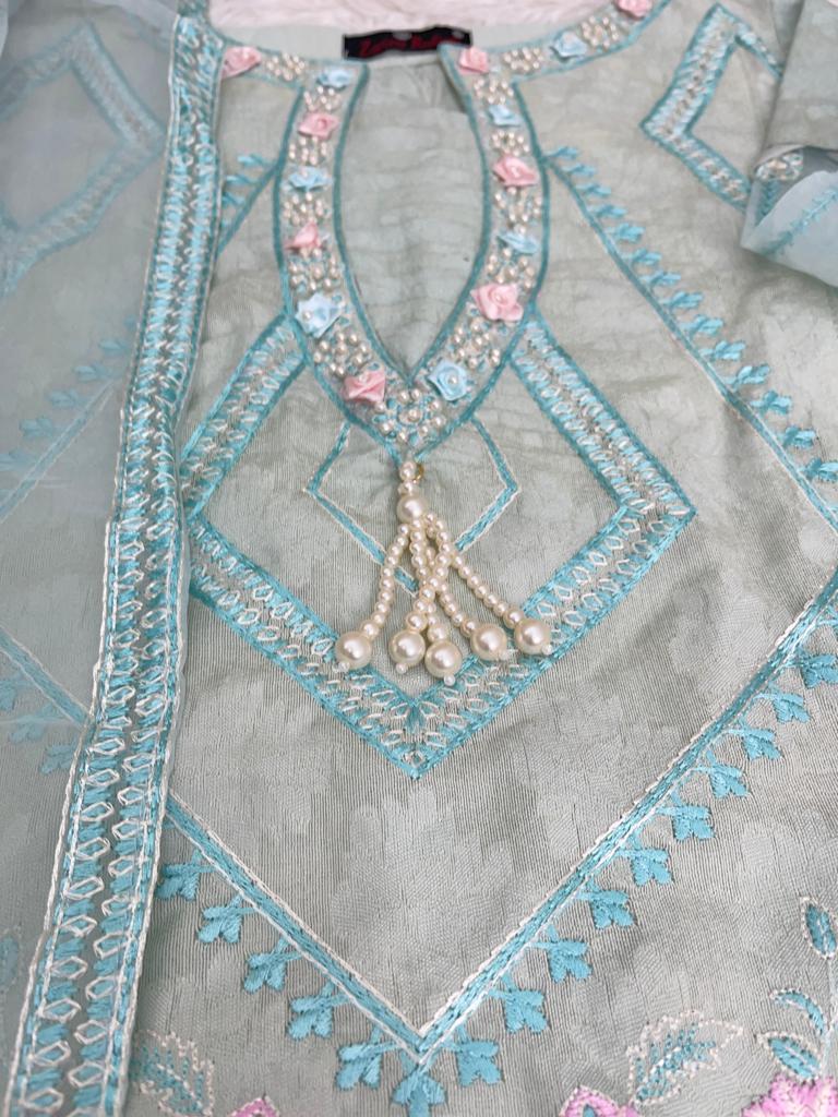 Zahra Rubab Cotton Jacquard 3PC Outfit S-L