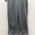 Original Sapphire Cotton Block Print Trousers  Large