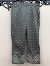 Original Sapphire Cotton Block Print Trousers  Large