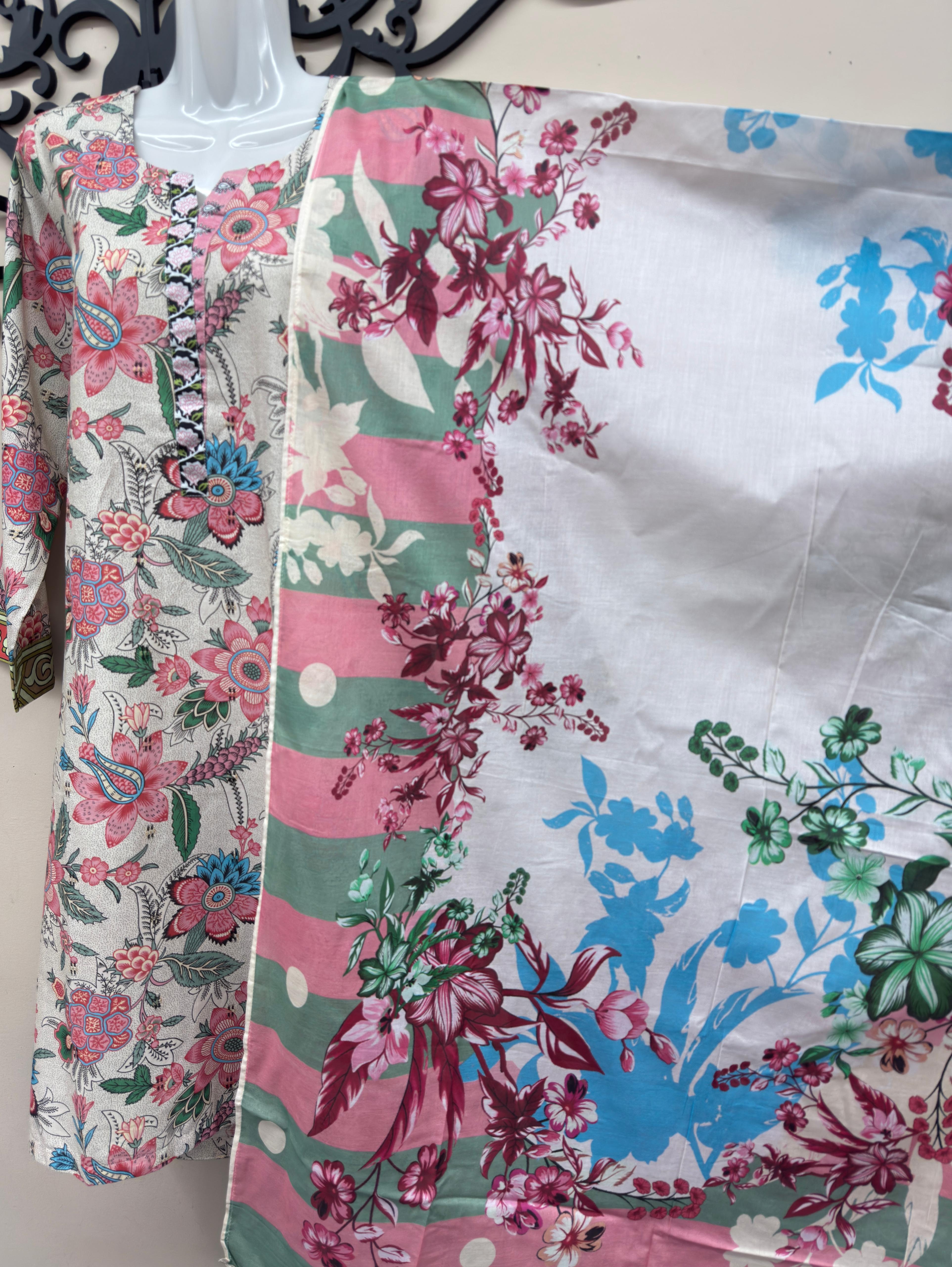 3 Pcs Lawn Printed Suit for Women