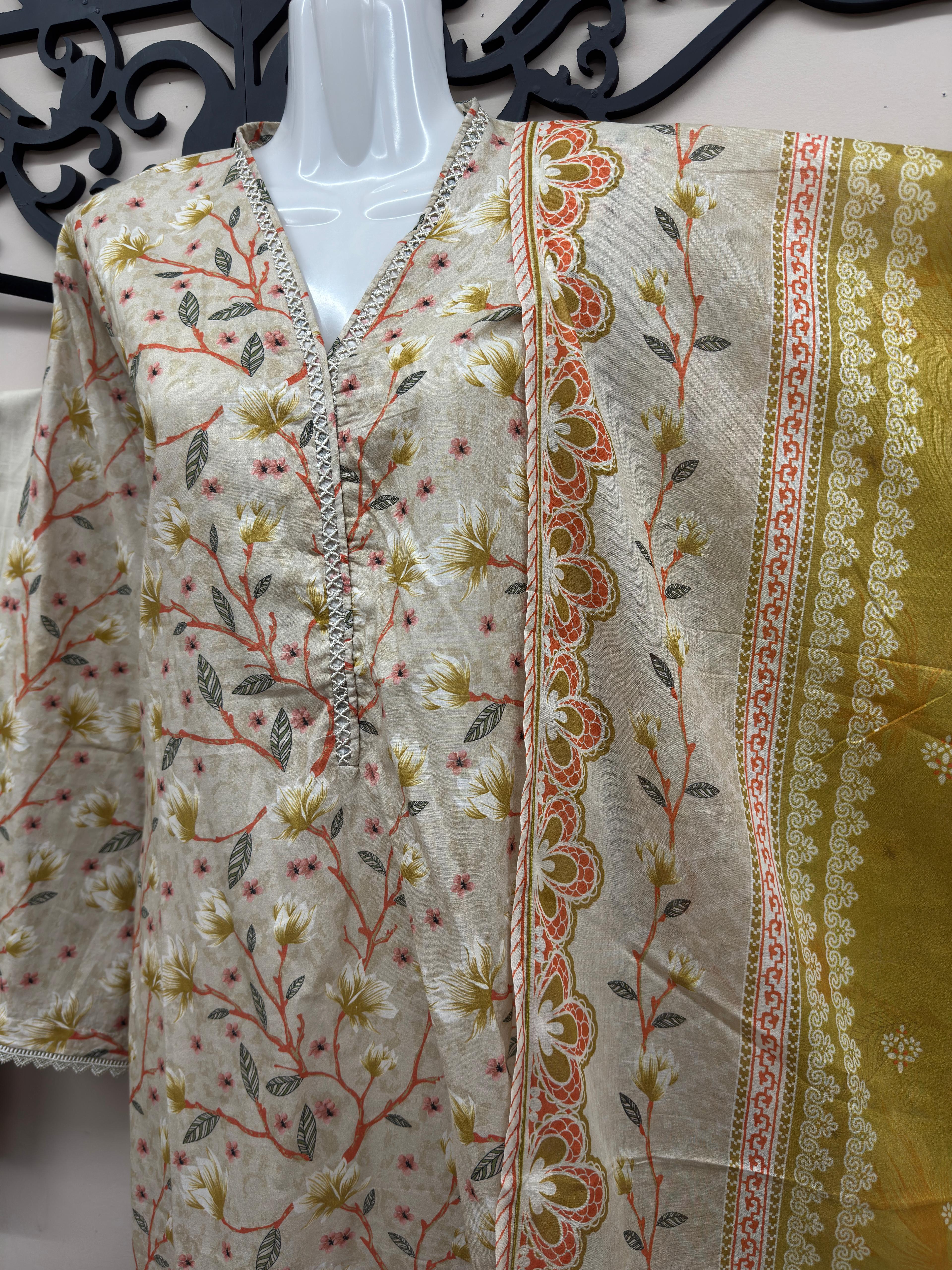 Original Bin Saeed 3-Piece Lawn Stitched Suit