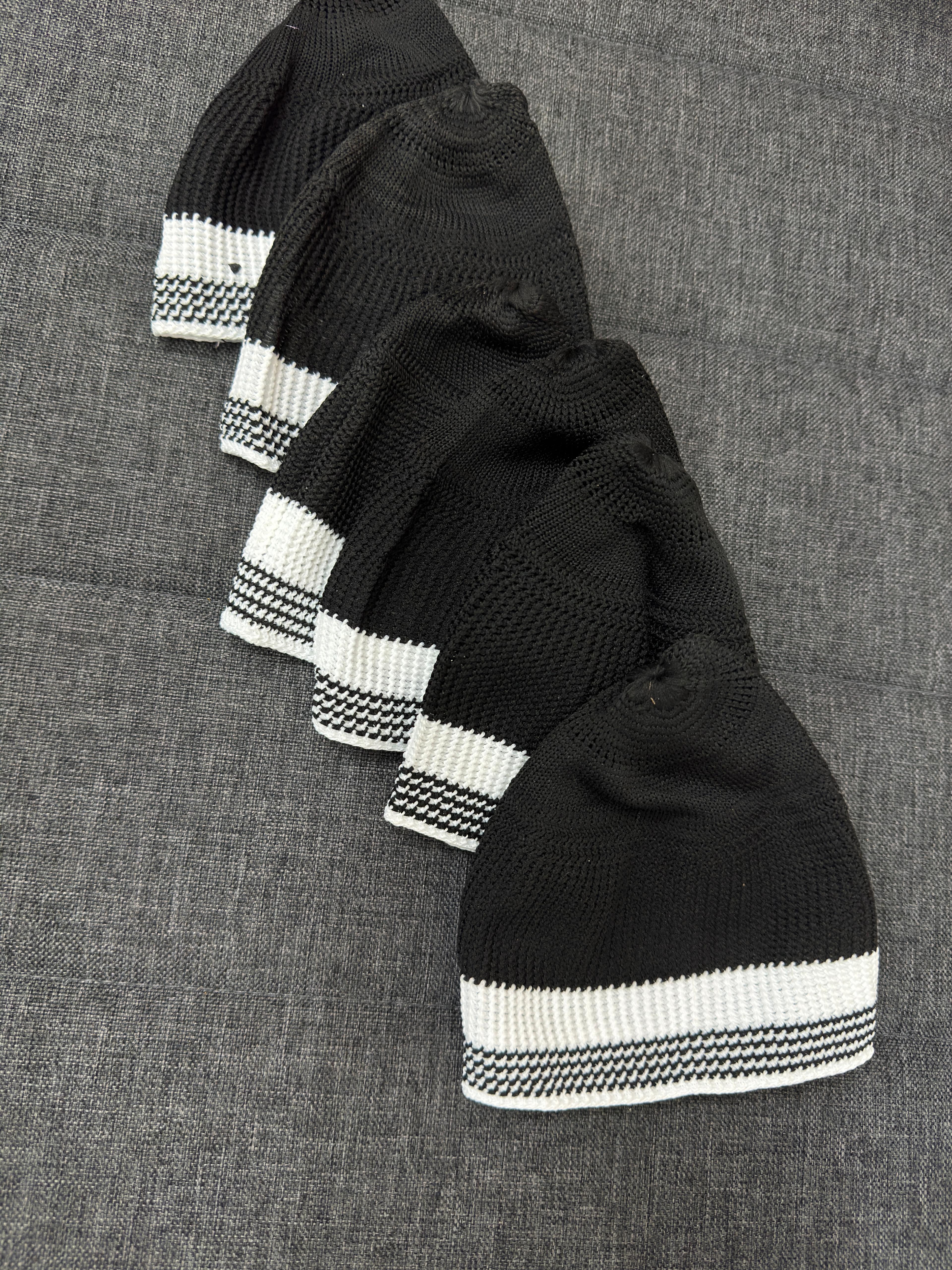 Kids Prayer Black Top – Comfortable Islamic Namaz Cap