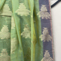 Light Green Jacquard Women’s Dupatta – Full Formal Banarasi