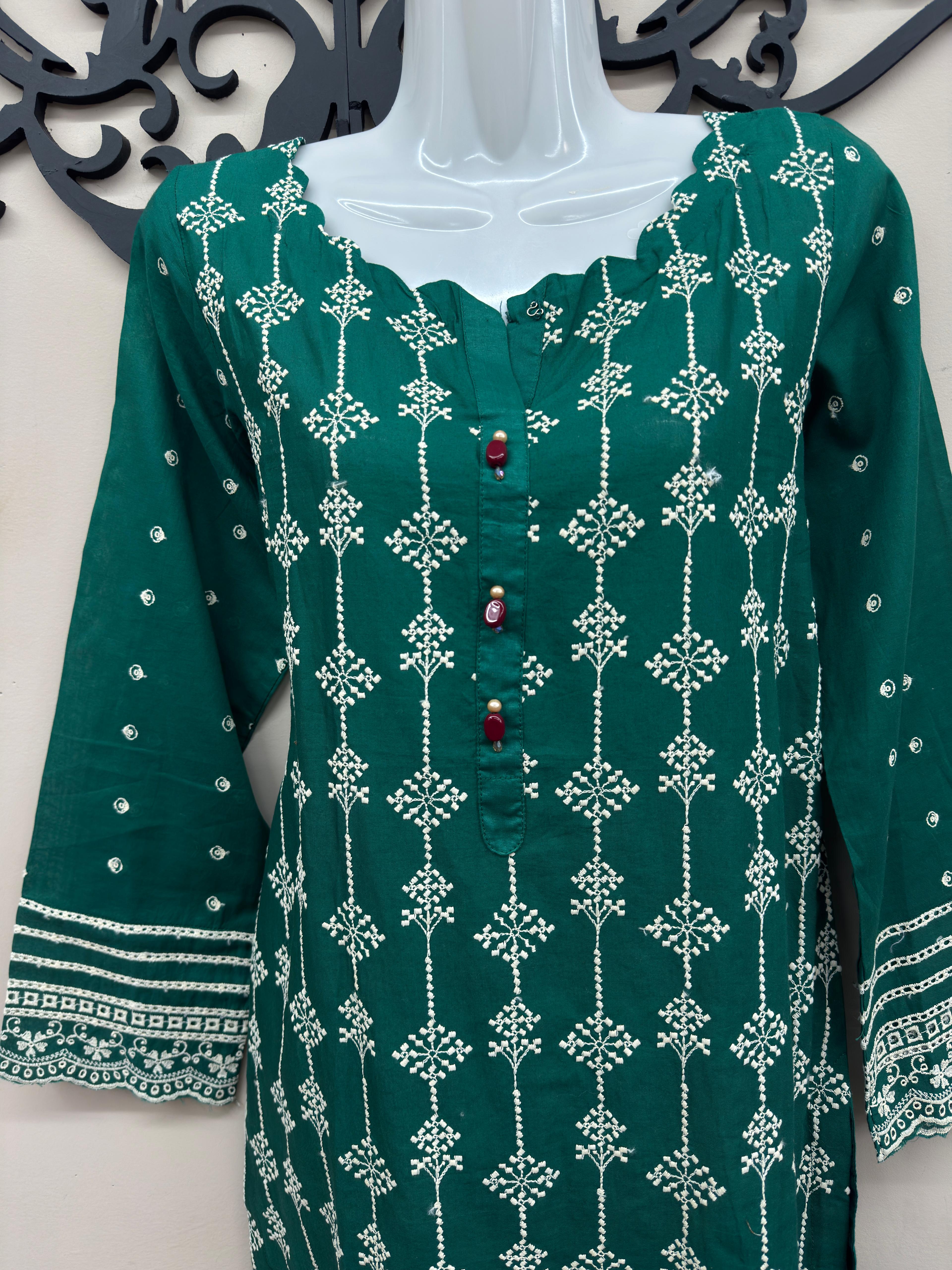Original Warda Lawn Embroidered Shirt