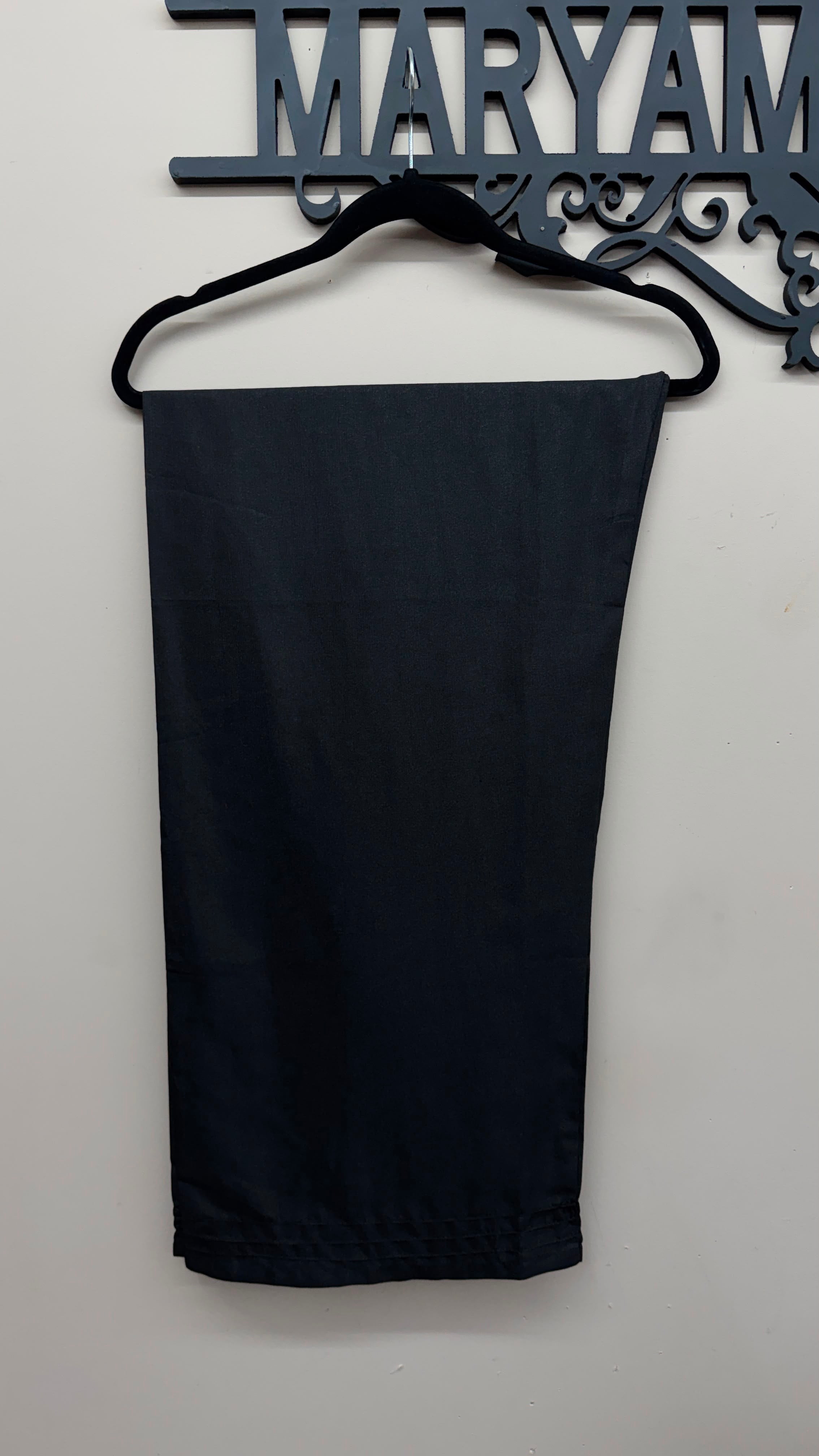 black chiffon bottom wear 