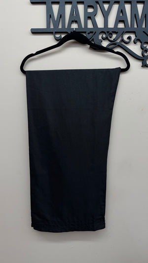 black chiffon bottom wear 