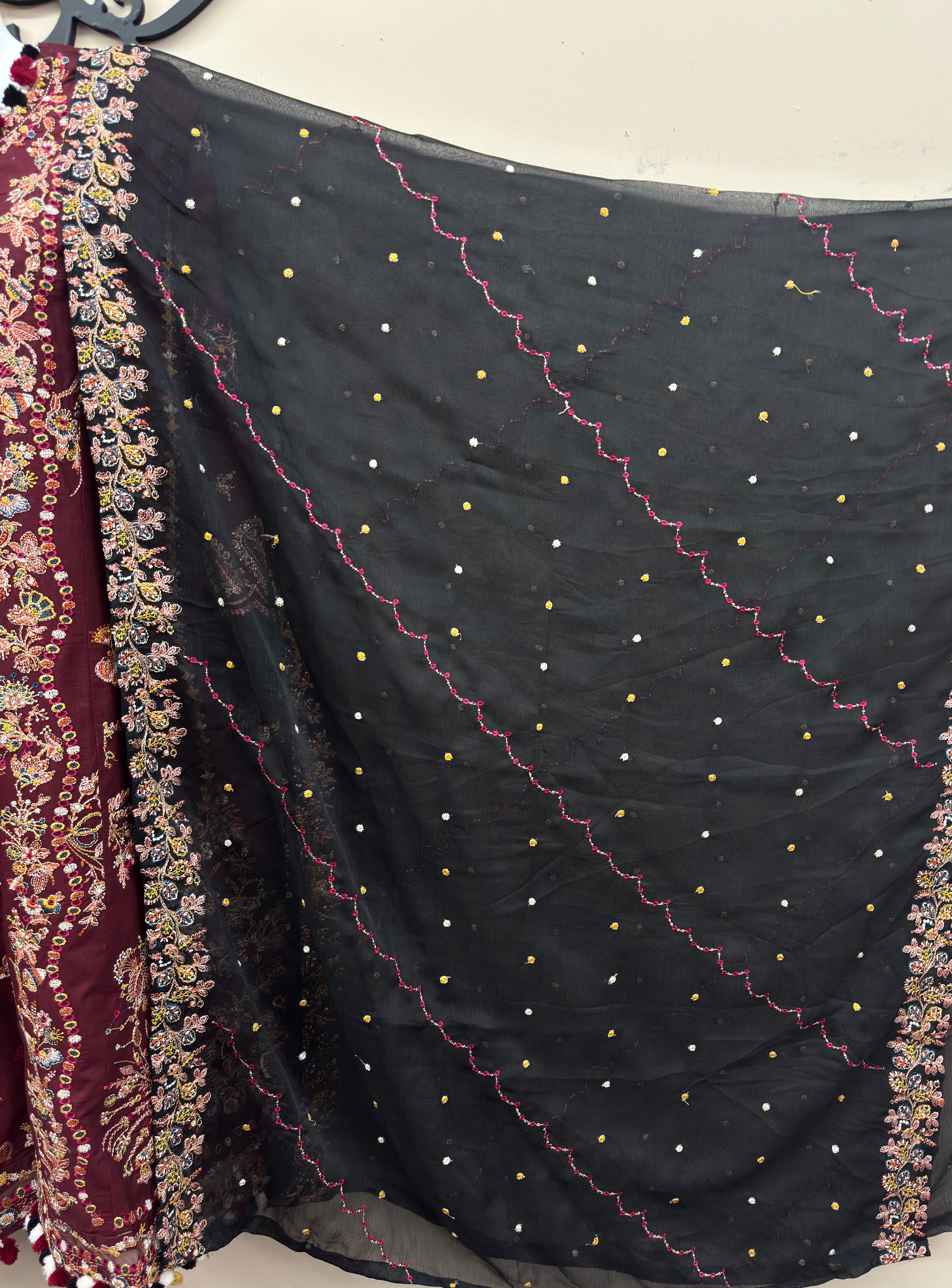 Pakistani lawn dress 3 piece