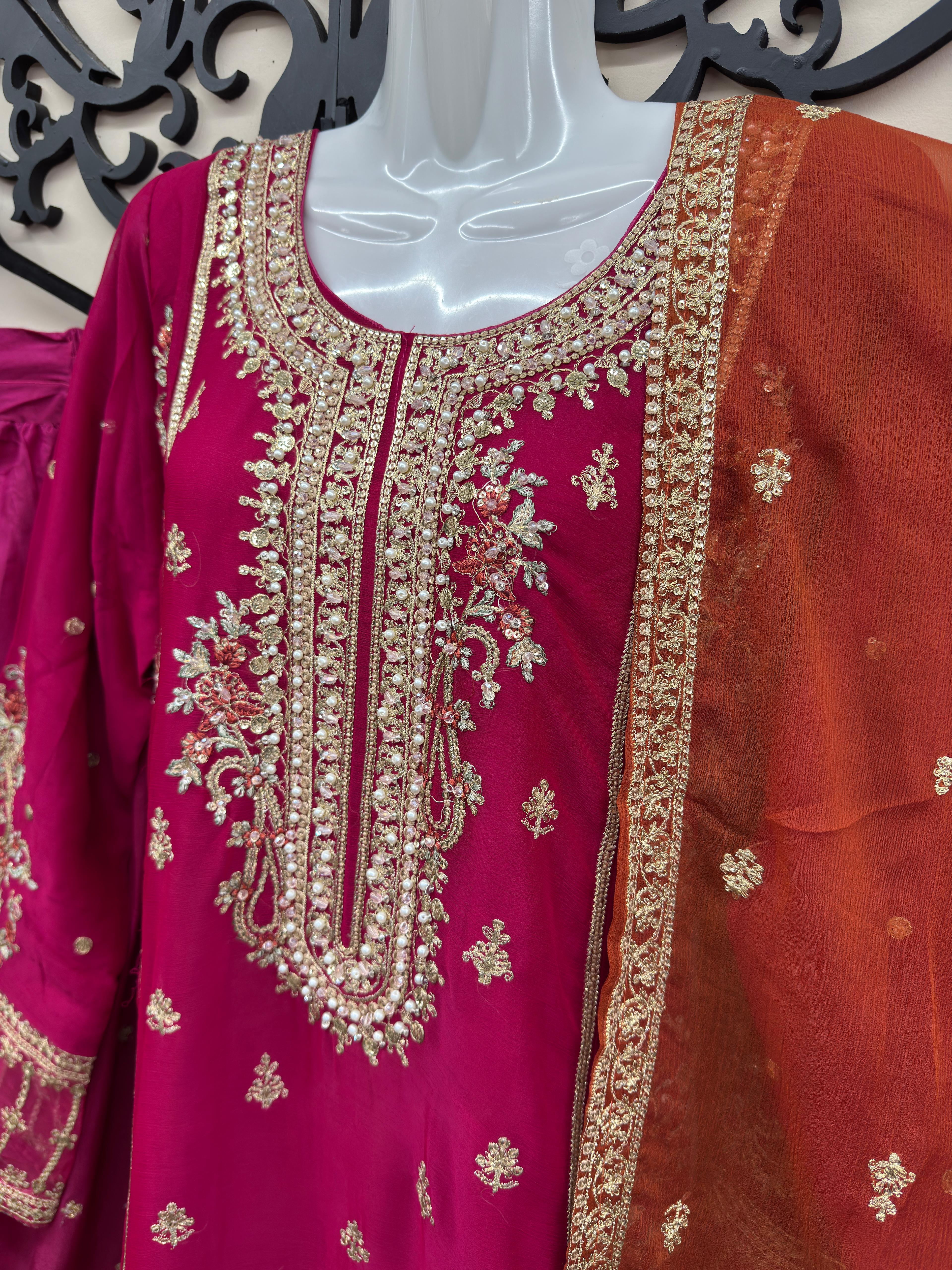 chiffon formal suit Canada
