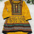 Lilen Embroidered Peplum Kurti
