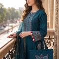 Zahra Rubab Zinc 4 Piece Embroidered Lawn Wear