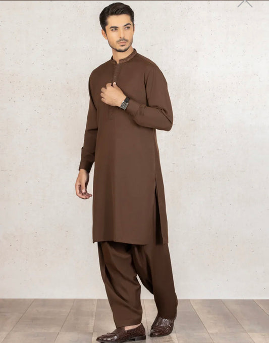 J. Men's Formal Shalwar Kameez Small