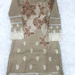 Beige Organza 3PC Outfit M-L