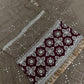 3PC Fancy Brown Outfit with Embroidery