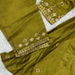 Girl’s Festive Pistachio Cotton Outfit 7+