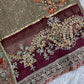 3PC Fancy Brown Outfit with Embroidery