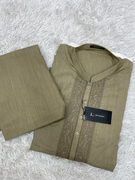 J. Men's Semi-Formal Shalwar Kameez L-XL