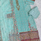 3PC Fancy Blue Outfit with Embroidery