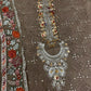 3PC Fancy Brown Outfit with Embroidery