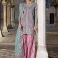 Original 3 piece Laam Bin Tayyab Embroidered Organza | Pakistani wedding dress Canada