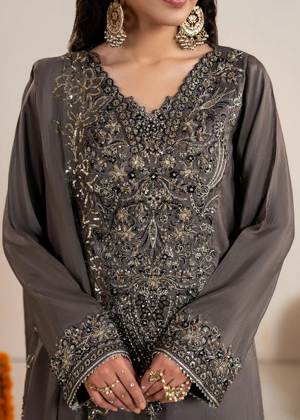 Pakistani wedding dress black sharara