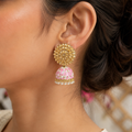 pink pearl earrings Canada
Pakistani pink jewelry
gold jhumka earrings women
festive pearl earrings