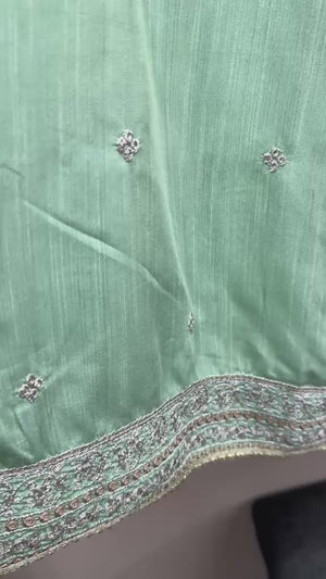 embroidered chiffon formal outfit