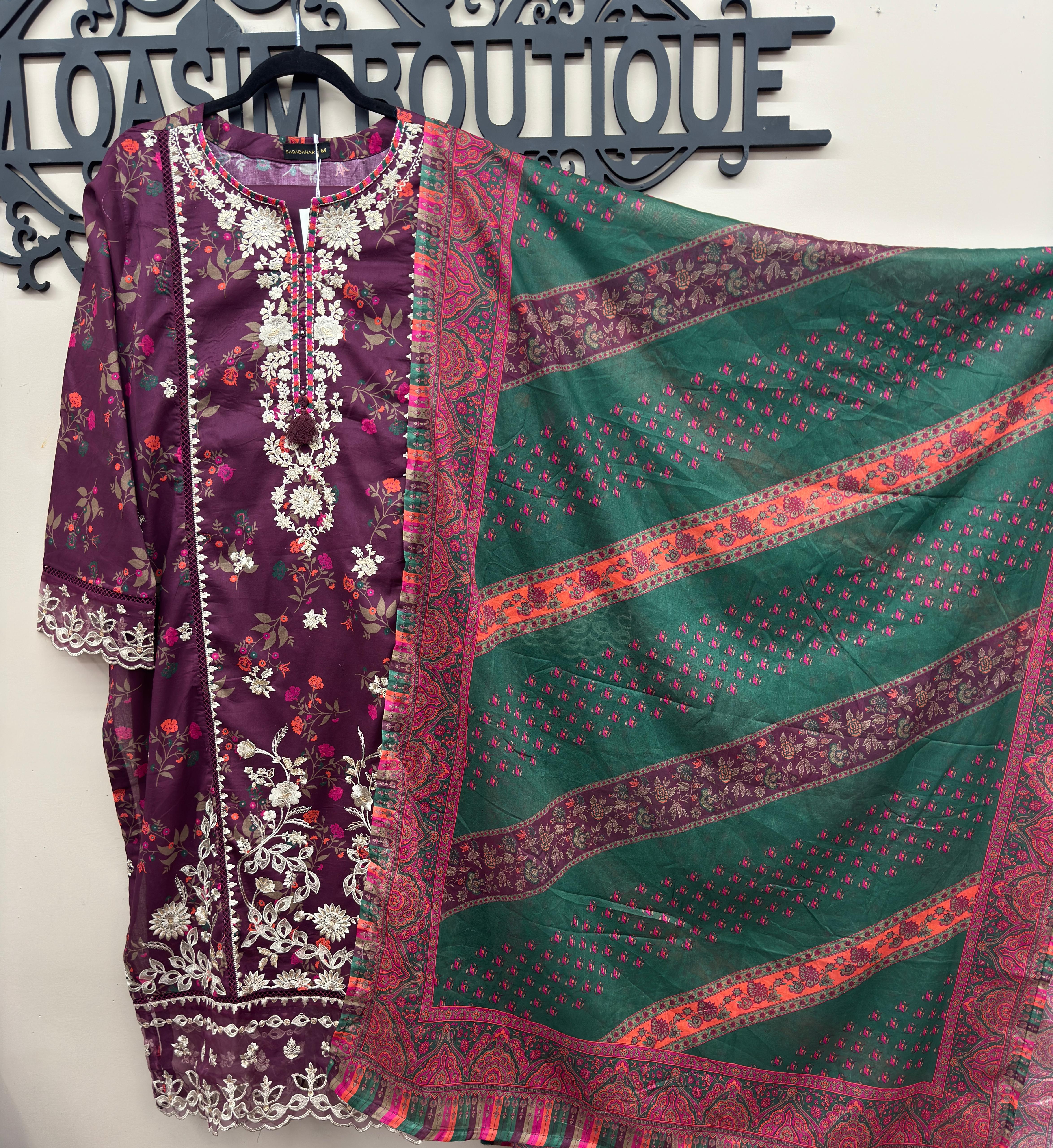 purple Pakistani suit Canada