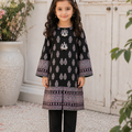 Baby Choice black kids cotton 2 piece suit with printed shirt and matching trousers for girls in canada