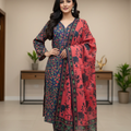 3 Piece Lawn Printed Suit for Women – Summer Shirt, Trousers & Dupatta Set