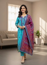 2 Pcs Lawn Printed Suit for Women