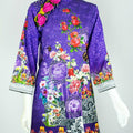 Flower Neck Vibrant Cotton Kurti