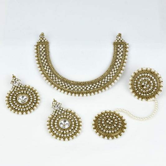 Round Jewelry set with Ring (5PC)