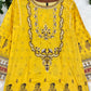 Warda Lawn Embroidered Printed Top S