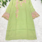 Warda Masoori Crepe Embroidered Top L
