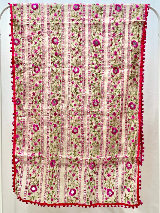 Gorgeous Hand Embroidered Dupatta