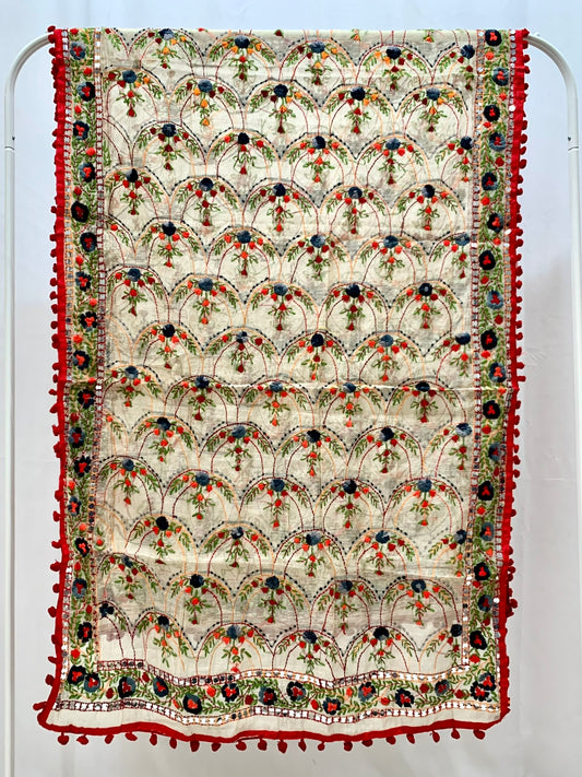 Gorgeous Hand Embroidered Dupatta