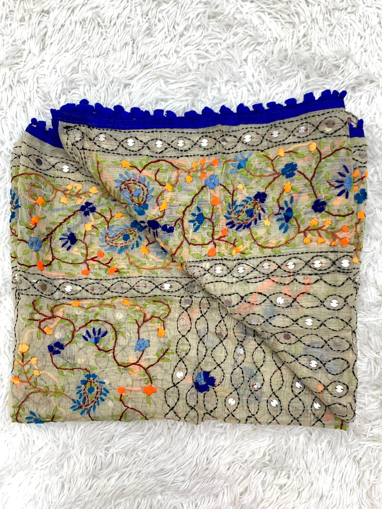Gorgeous Hand Embroidered Dupatta