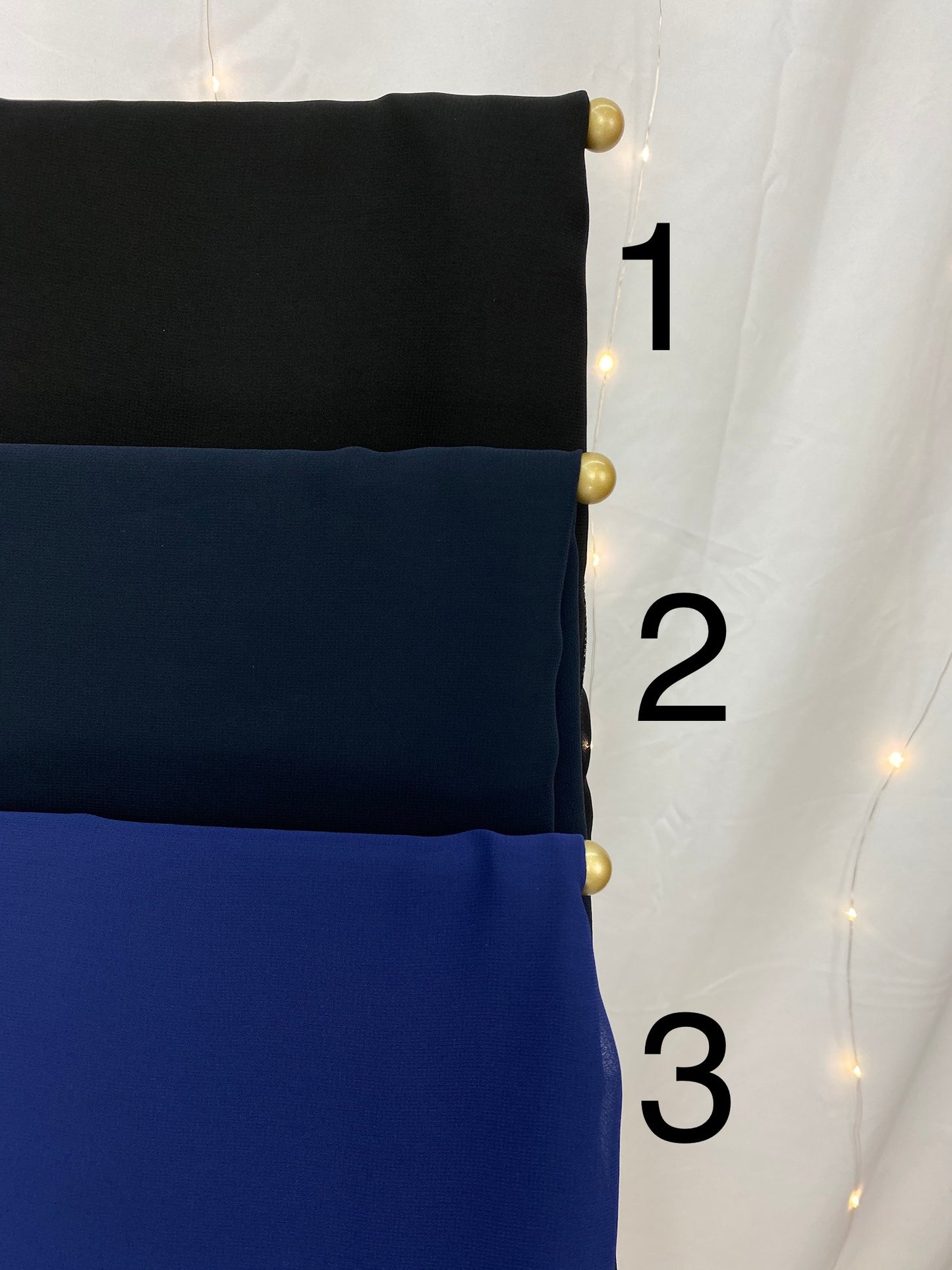 Dark Series Chiffon Scarfs