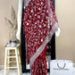 Net Embroidered Fancy Saree