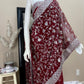 Net Embroidered Fancy Saree