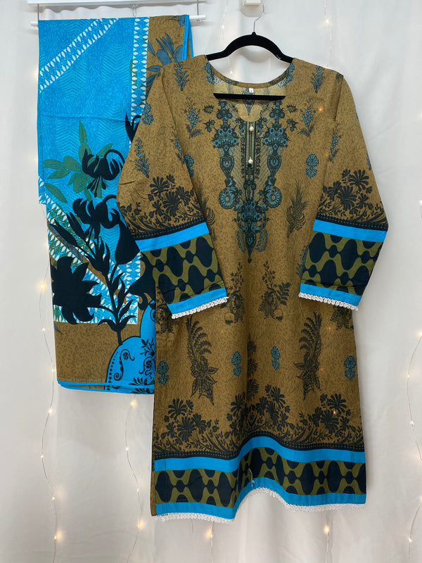 Al-Karam 2PC Lawn Outfit