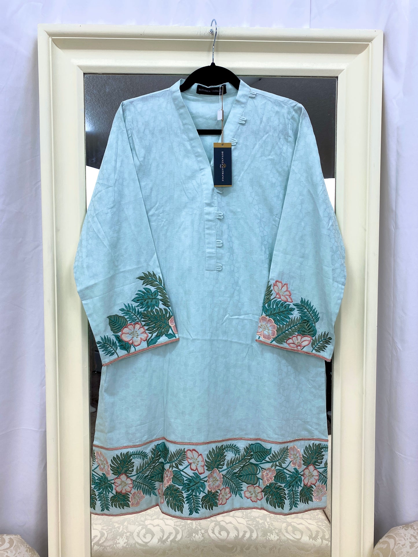 Cotton Kurti by Bonanza Satrangi